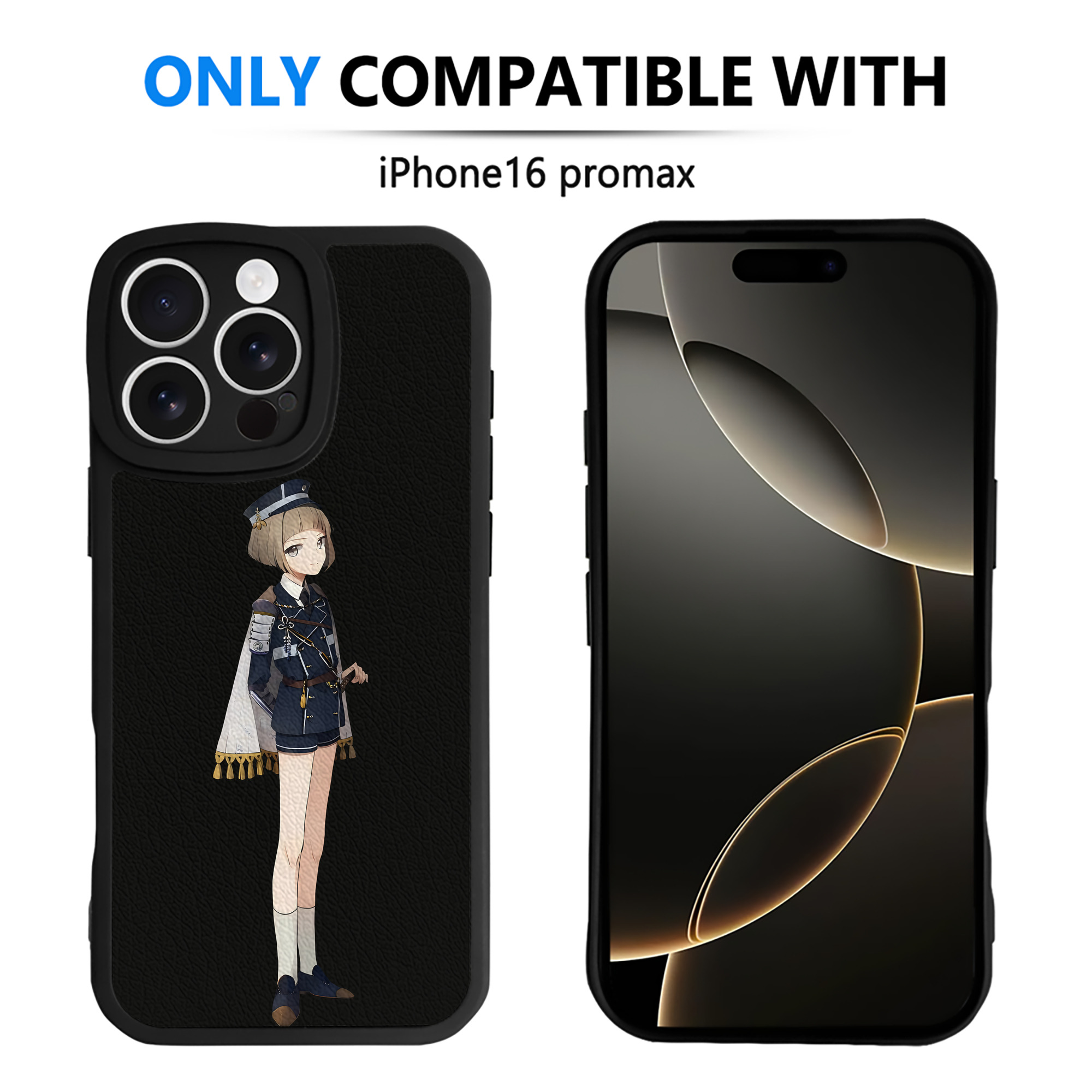 （画像用） 刀剣乱舞 Touken Ranbu 【iPhone 16シリーズ対応】シリコンスマホケース（レザー調） 材質：シリコン
